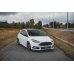 Накладка сплиттер на передний бампер на Ford Focus III ST рестайл